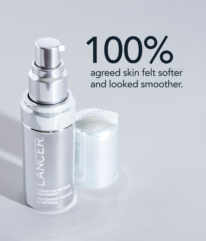 Lancer skincare bottle with text on a light gray background-Lancer Skincare