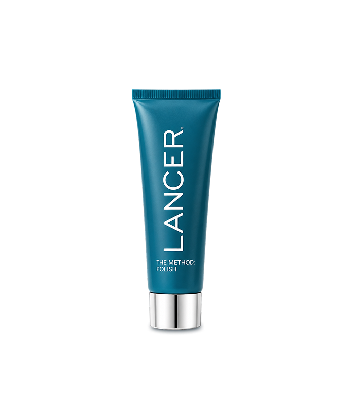 Blue tube of Lancer skincare product on a white background-Lancer Skincare