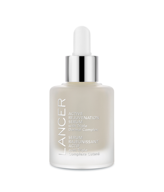 Lancer Active Rejuvenation Serum bottle on a white background