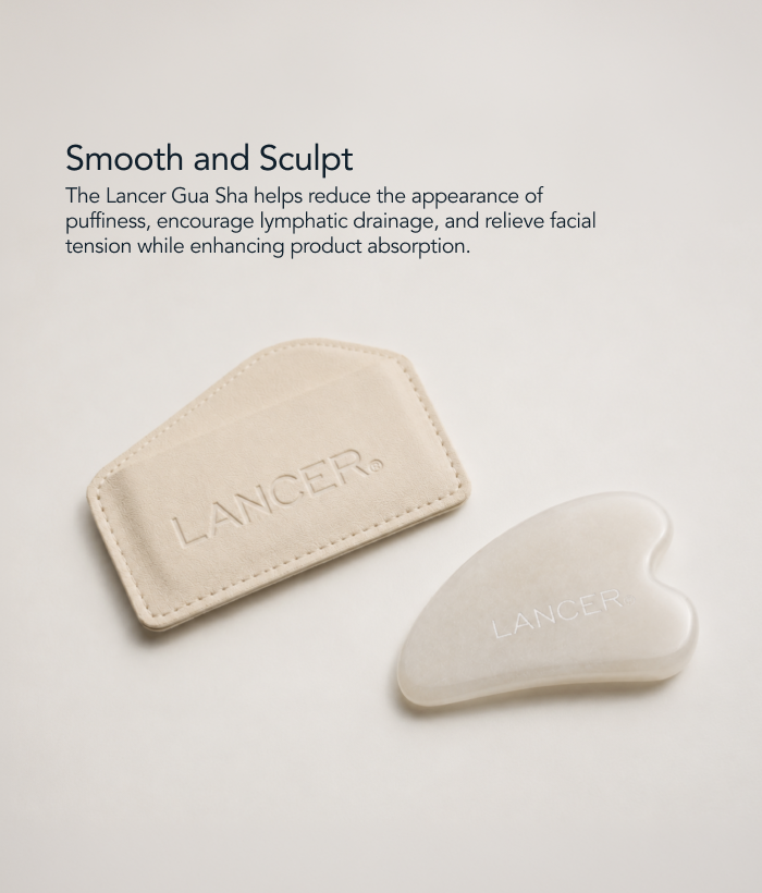 Lancer White Crystal Gua Sha-Lancer Skincare