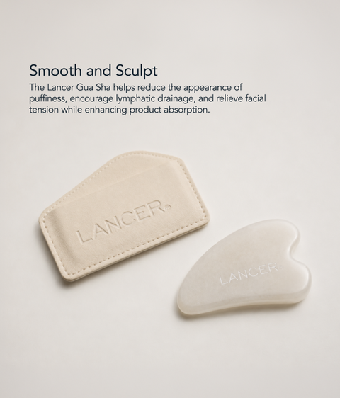 Lancer White Crystal Gua Sha