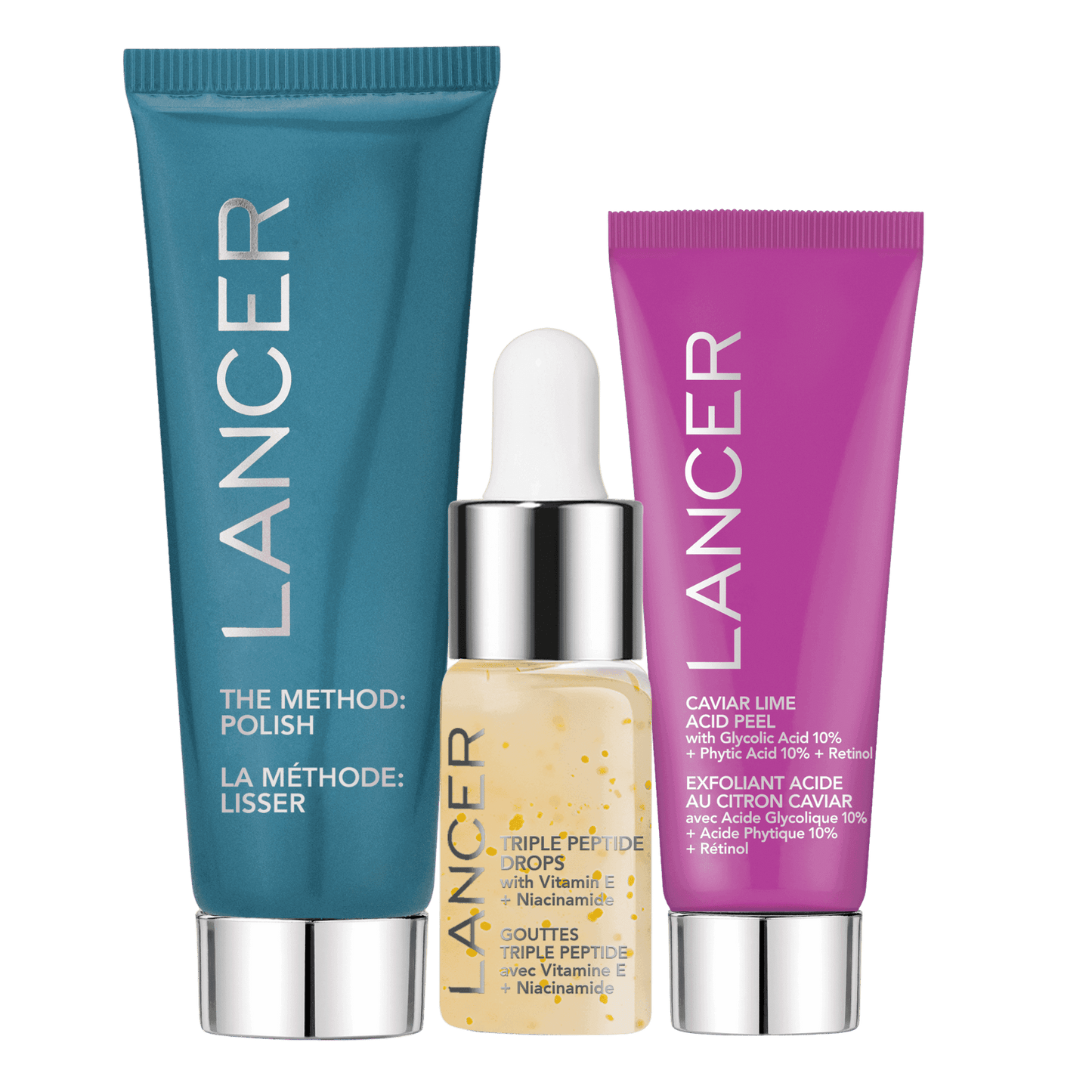 Exfoliate & Lift 3-Piece Gift - Lancer Skincare-Lancer Skincare