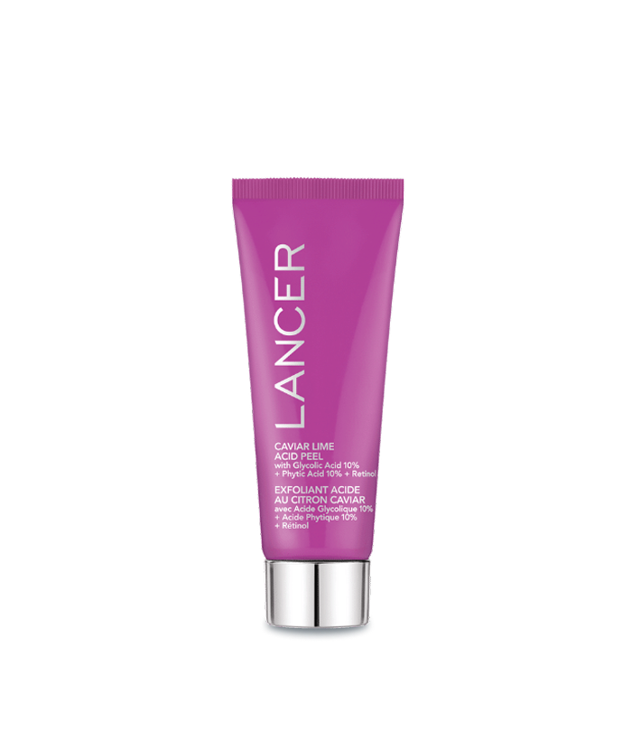 Lancer skincare product tube on a white background-Lancer Skincare