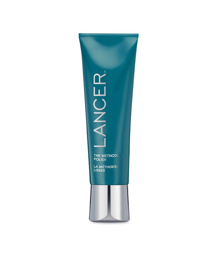 Blue tube of Lancer skincare product on a white background-Lancer Skincare