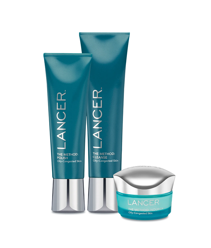 Lancer skincare products on a white background-Lancer Skincare
