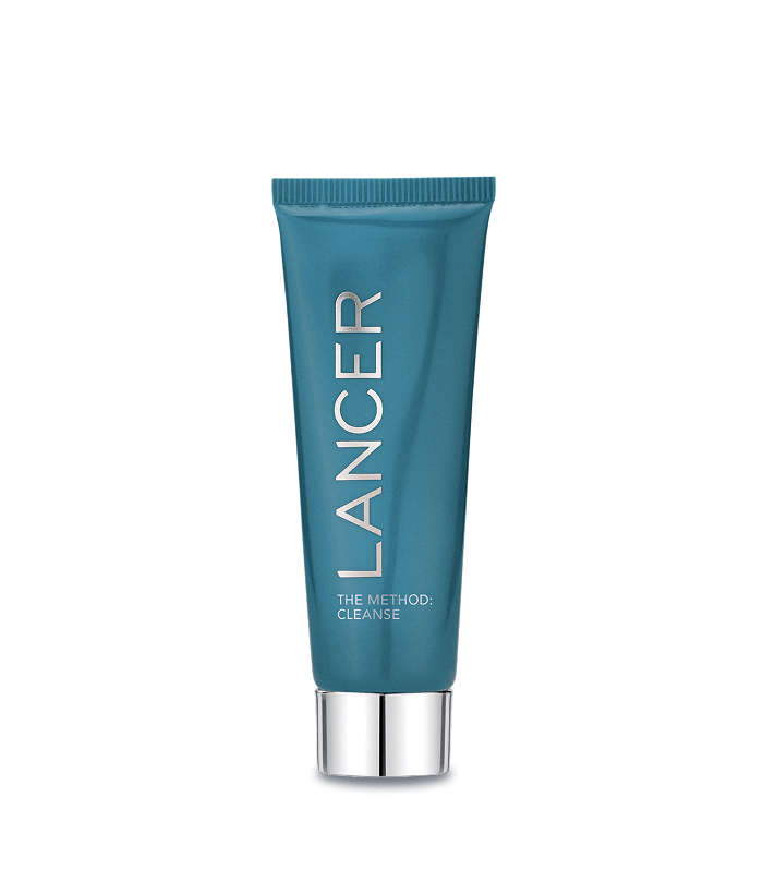Blue Lancer skincare tube on a white background-Lancer Skincare
