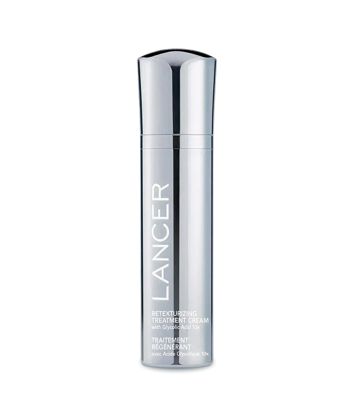 Lancer skincare treatment cream bottle on a white background-Lancer Skincare