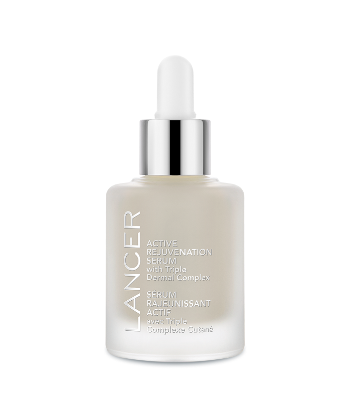 Lancer Active Rejuvenation Serum bottle on a white background-Lancer Skincare