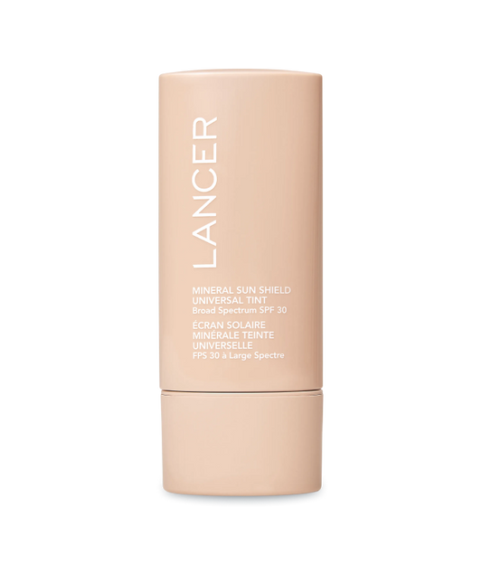 Lancer Mineral Sun Shield bottle on a white background