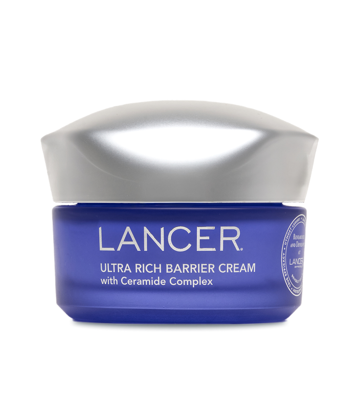 Lancer Ultra Rich Barrier Cream jar on a white background-Lancer Skincare