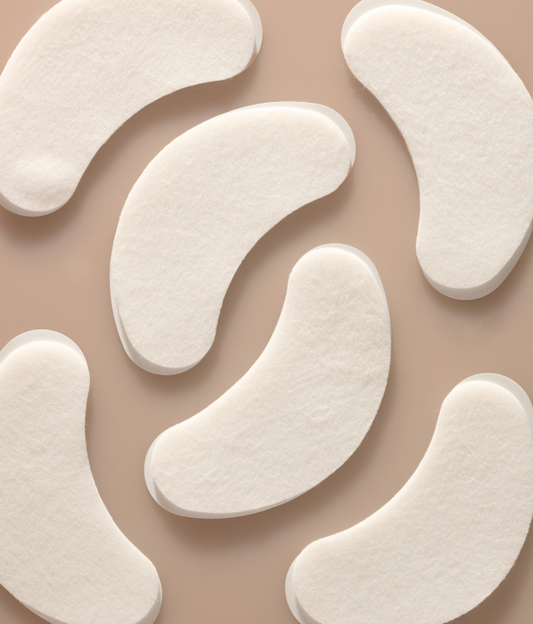 Lancer hydrogel patches with packaging on a white background