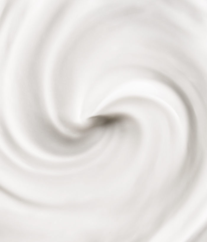 Close-up of white face cream