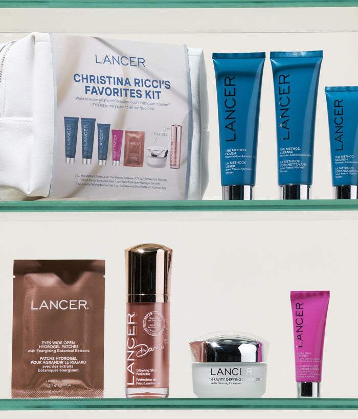 Celebrity Skincare Gift Set | Christina Ricci's Favorites | Lancer
