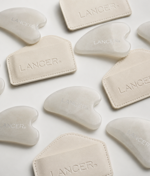 Lancer White Crystal Gua Sha
